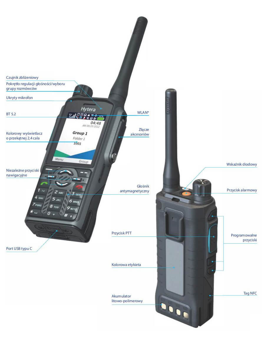 Hytera TERTA PT590 radiotelefon